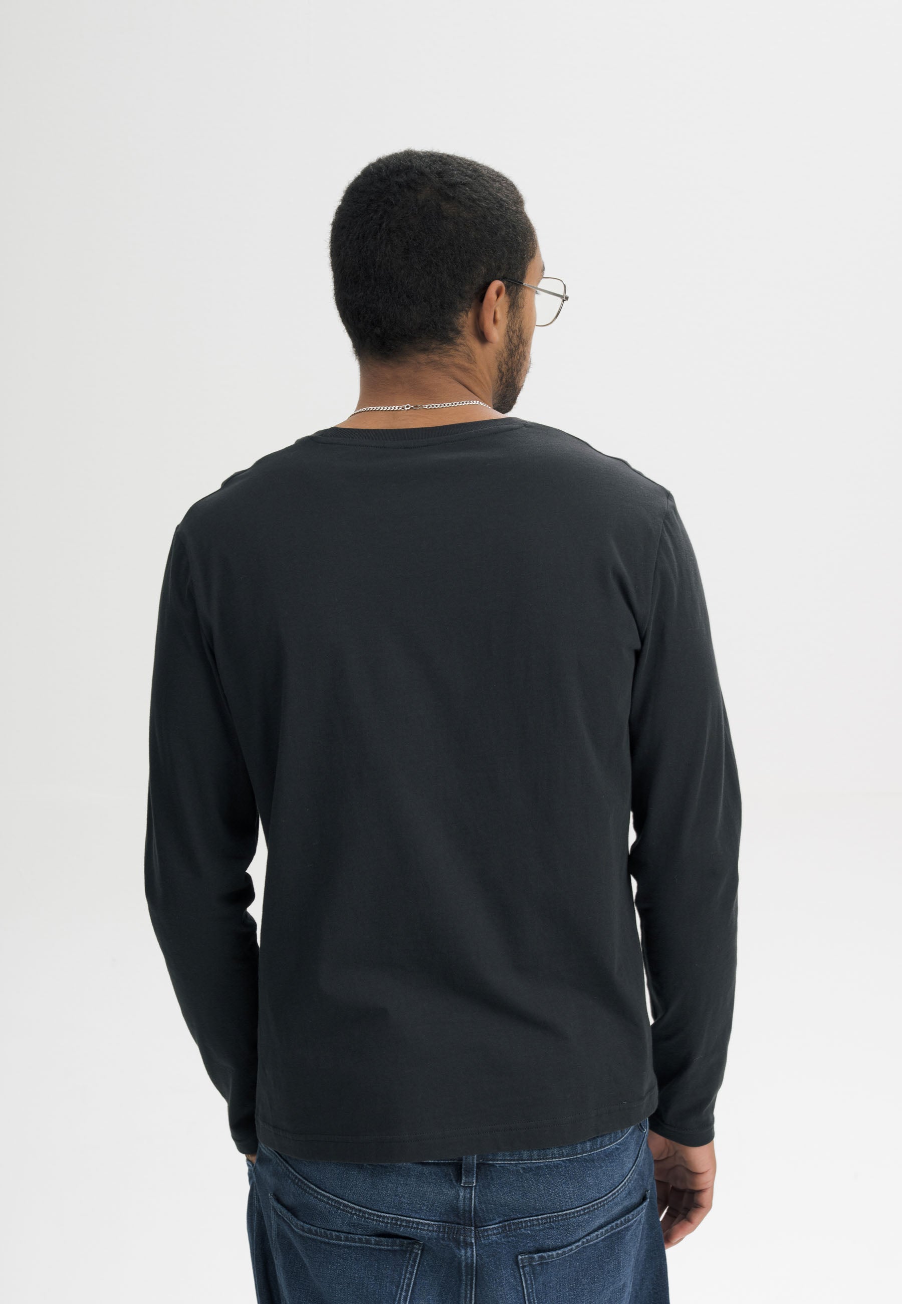 Basic Langarmshirt Style JERIN